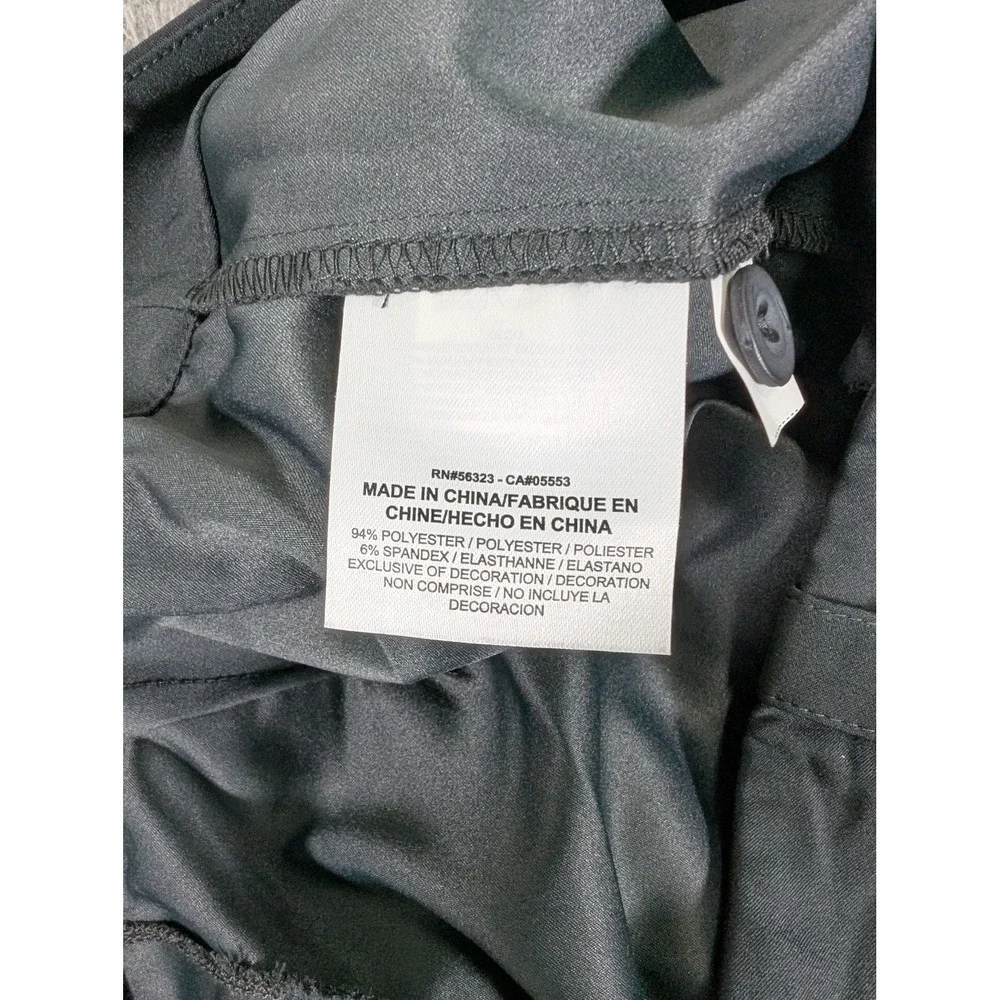 Nike Shorts Womens 10 Black Golf Stretch Belt Loops Welt Pockets 618150-010‎